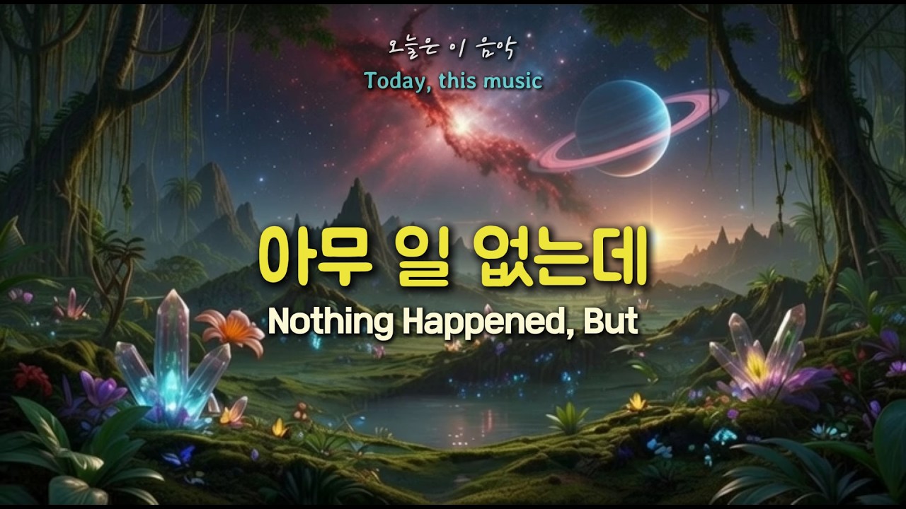 K-popㅣ🎵〈아무 일 없는데〉 | ❝ 이유 없이 비어 있는 밤 ❞