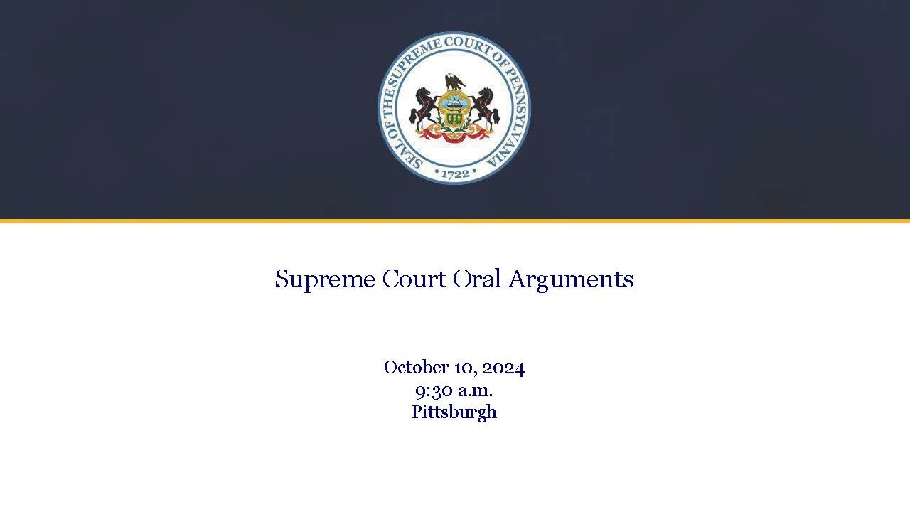 Supreme Court Oral Arguments - October 10, 2024