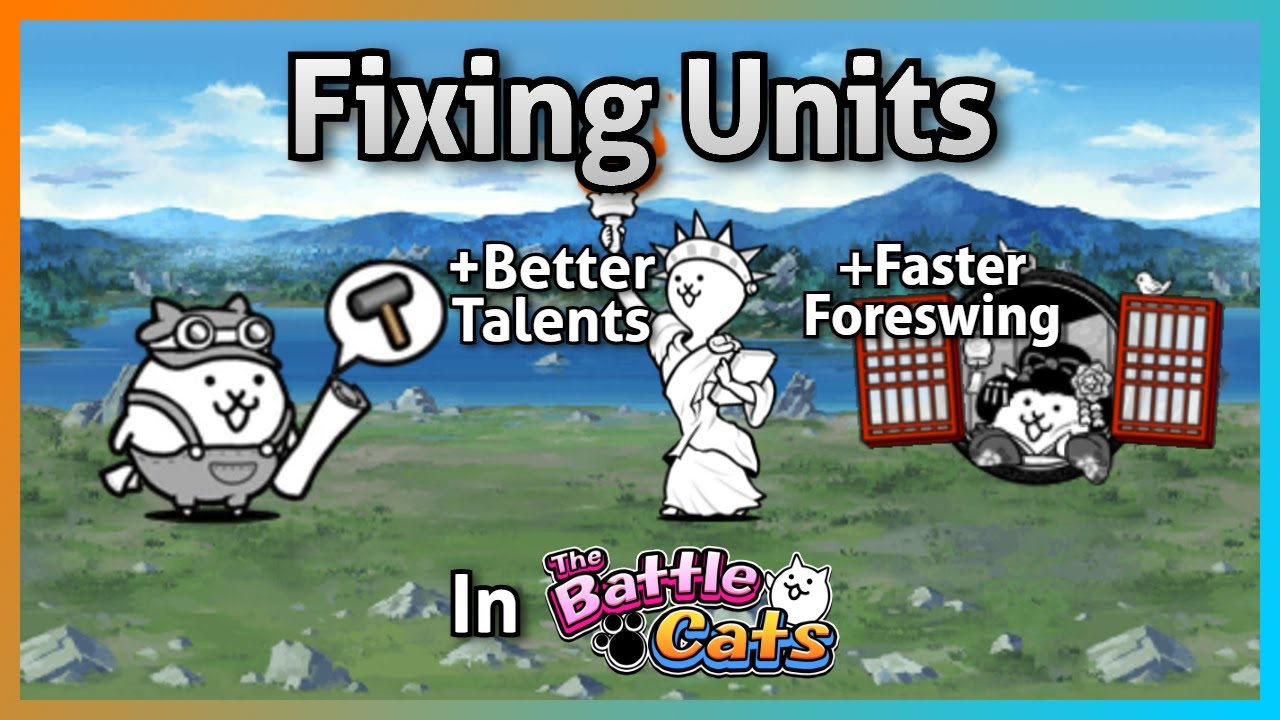 Исправление юнитов в The Battle Cats