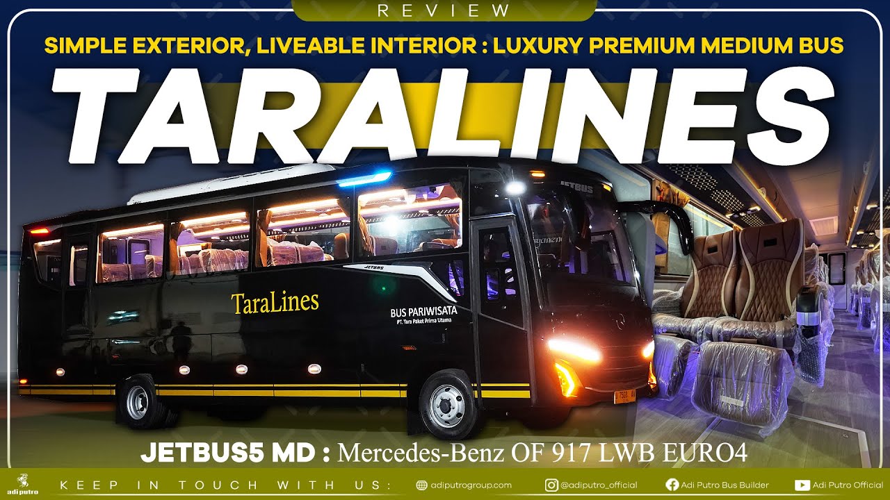 INTERIOR NYA DI LUAR NALAR!! Jetbus5 MD (Medium) Bus Luxury : PO TARALINES