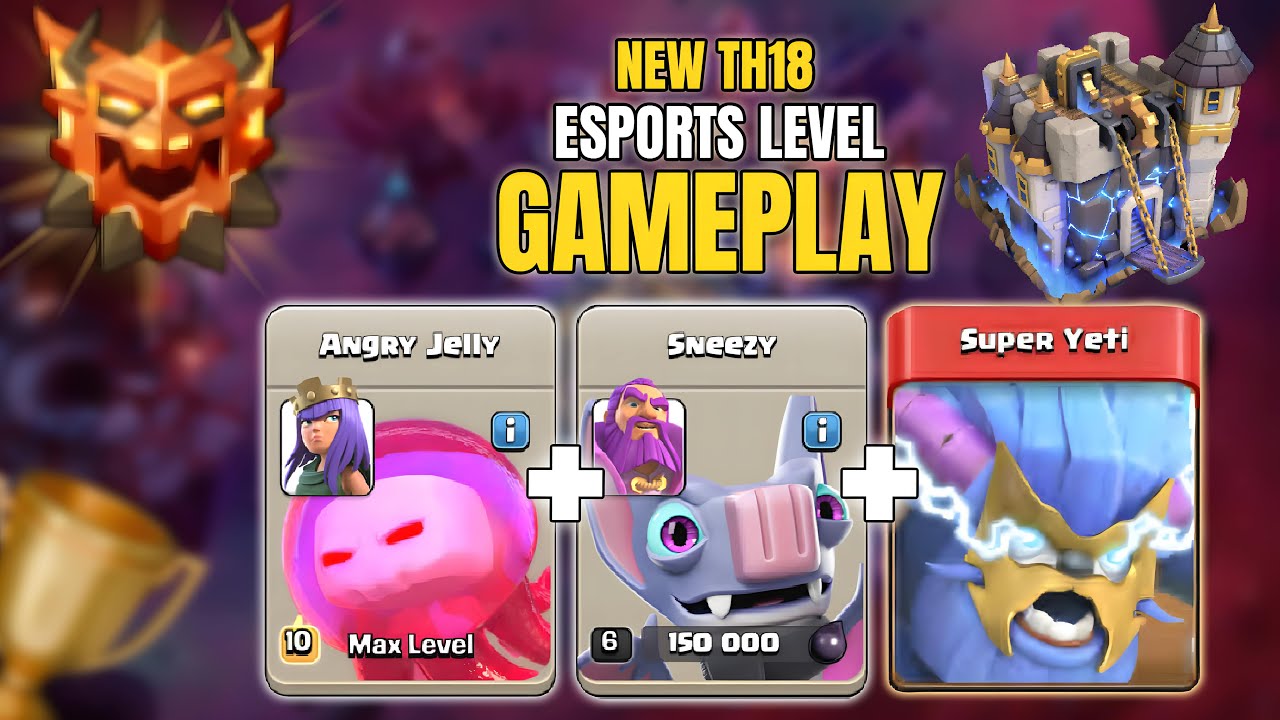 TH18 Super Yeti Attack Strategy | Best Legend League Army 2025 | Clash of Clans TH18 Gameplay