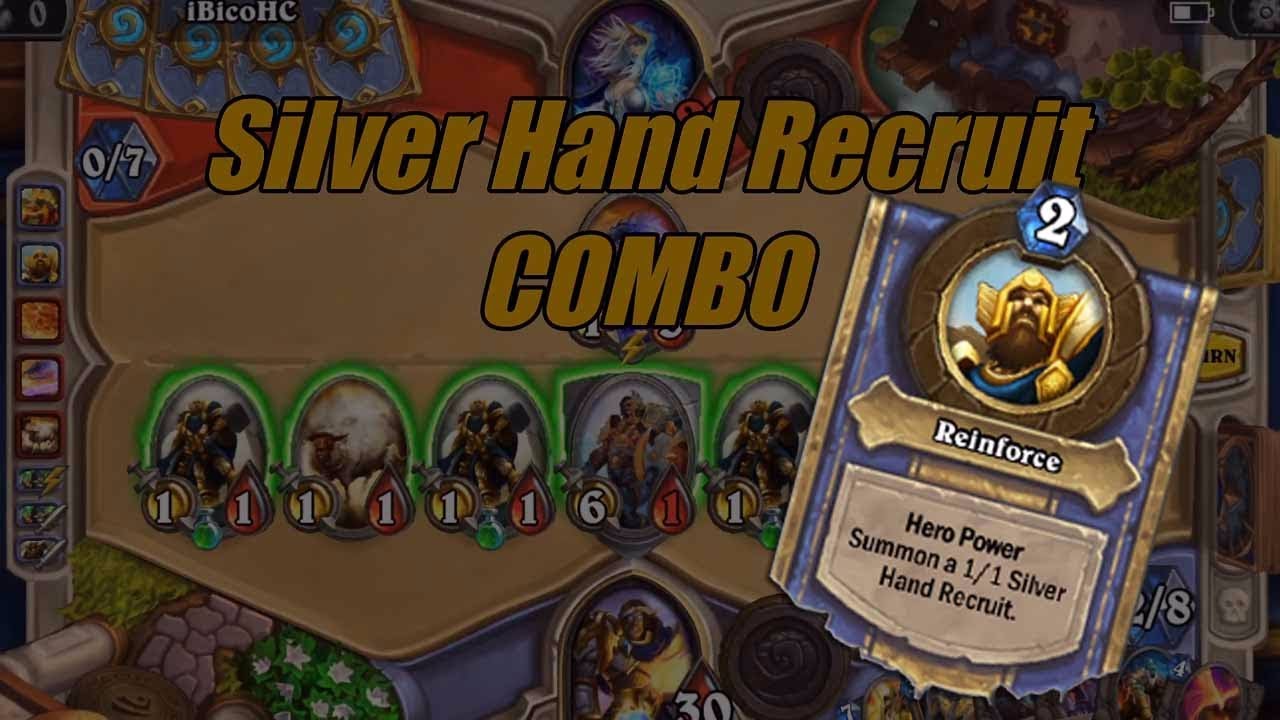 Hearthstone Paladin Silver Hand Recruit Combo