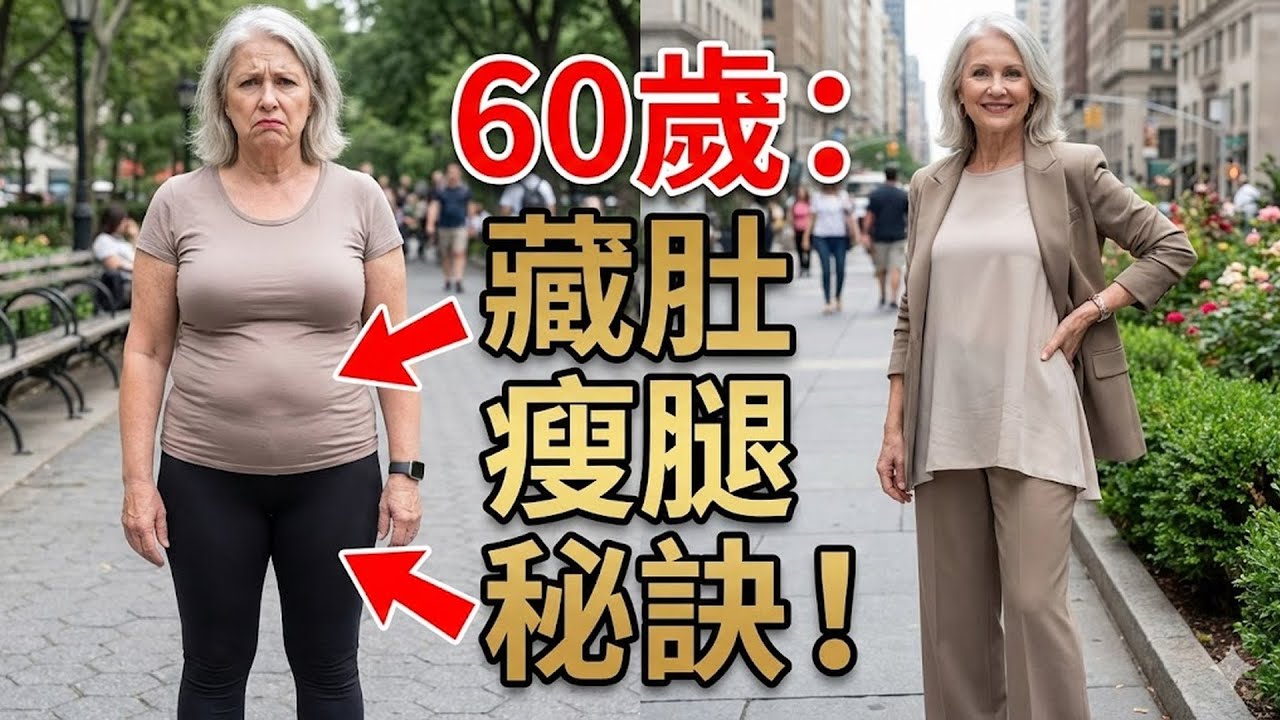 女人過了60歲，肚子大、腿粗怎麼穿？記住這10個“藏肉公式”，視覺顯瘦10公斤，優雅又從容！#視覺顯瘦 #60歲穿衣 #優雅穿搭 #藏肉公式 #中年女性時尚 #減齡穿搭 #穿搭技巧