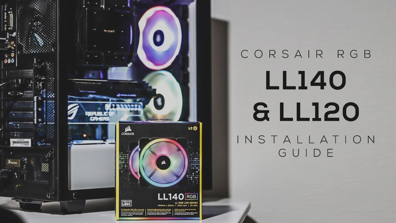 КАК УСТАНОВИТЬ ВЕНТИЛЯТОРЫ Corsair LL140 И LL120 RGB + Lighting Node Pro — ПРОСТАЯ УСТАНОВКА