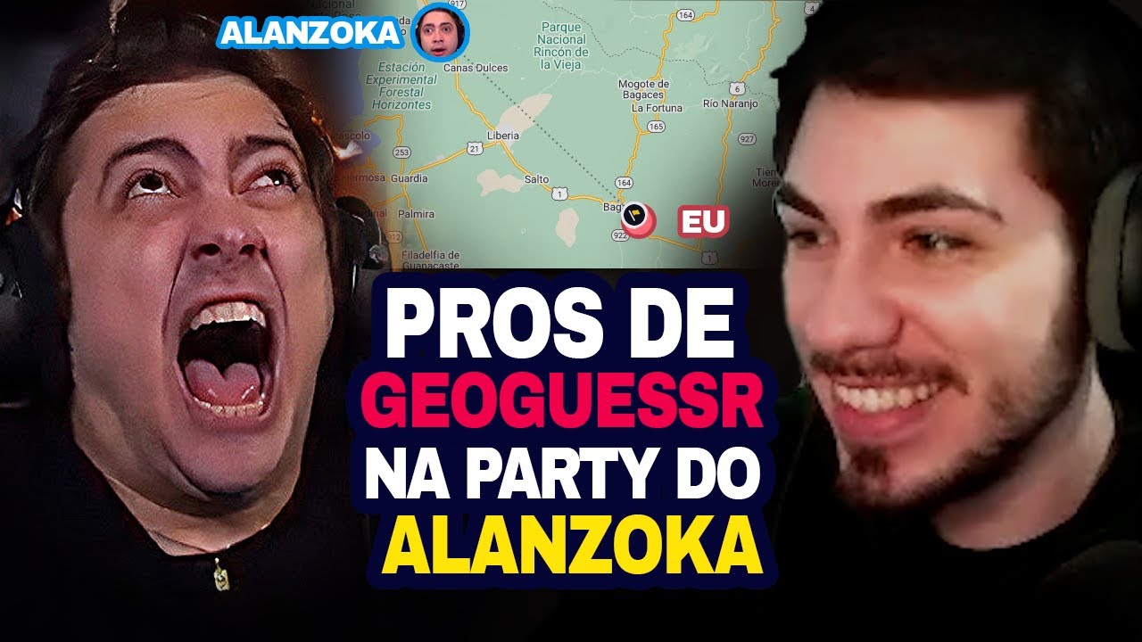 EU E OUTROS PROS DE GEOGUESSR TILTAMOS O ALANZOKA!!