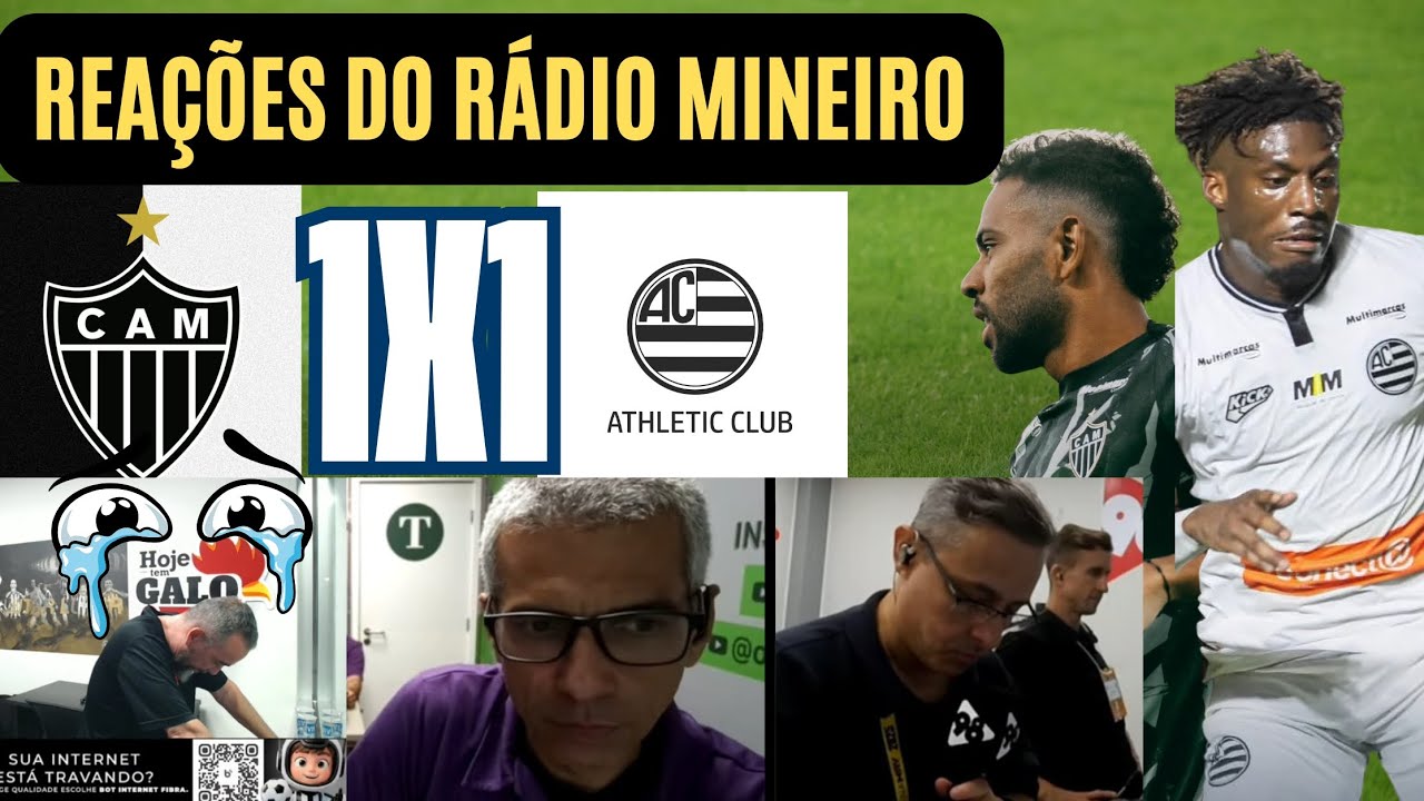 Atlético MG 1x1 Athletic MG|Campeonato Mineiro|Desolação e Revolta dos Atleticanos!!!