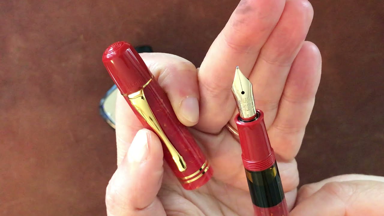 Pelikan M101N Bright Red Fountain Pen