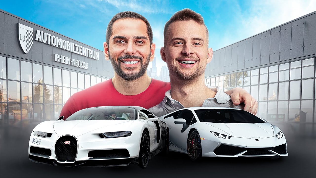 51 Millionen € Luxus Autohaus! Bugatti, Lambos & mehr – Omid Mouazzen Autohaus Tour!