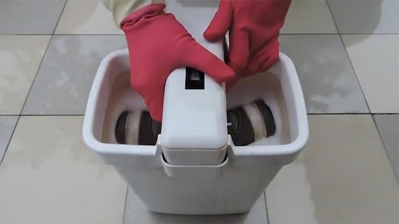 超声波洗鞋机，省水又省力，扔进去分分钟焕然一新！