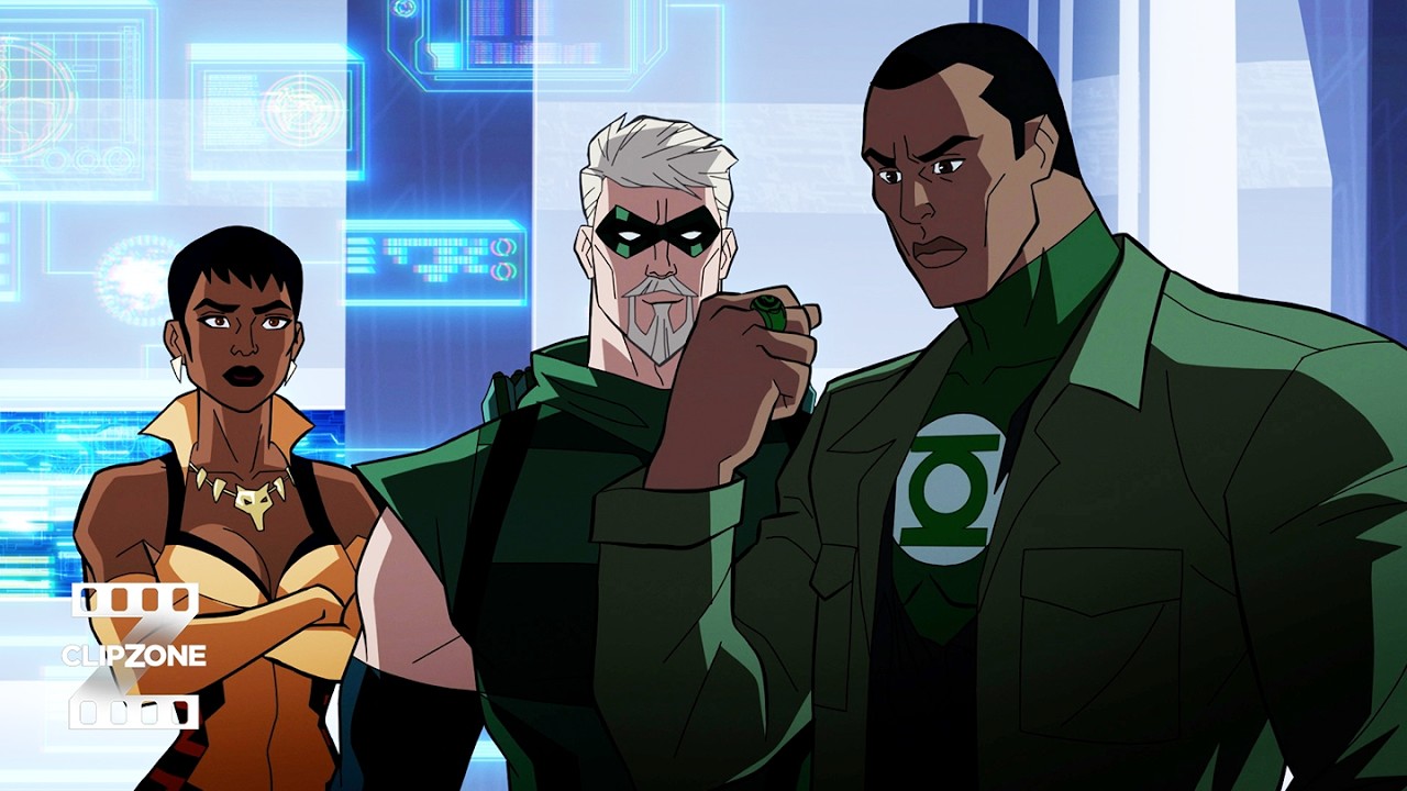 Green Lantern: Beware My Power | John Fights The Justice League | ClipZone: Heroes & Villains