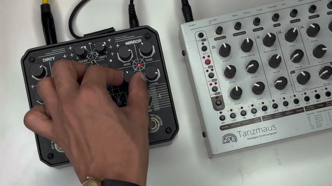 Fuzz Pedal Meets Drum Machine: Animal Factory Dirty Mirror on MFB Tanzmaus