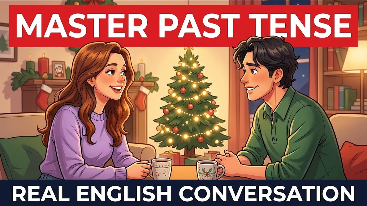 How Was Your Christmas? | Real English Past Tense Conversation Practice