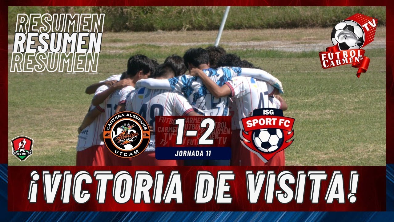 Fútbol Carmen TV - Resumen jornada 11- Alebrijes UTCAM vs ISG Sport FC