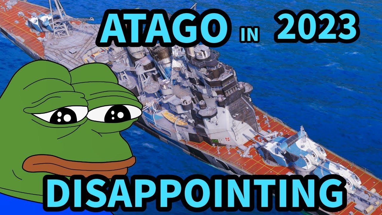 Atago &mdash; пустая трата глобального опыта в World of Warships Legends