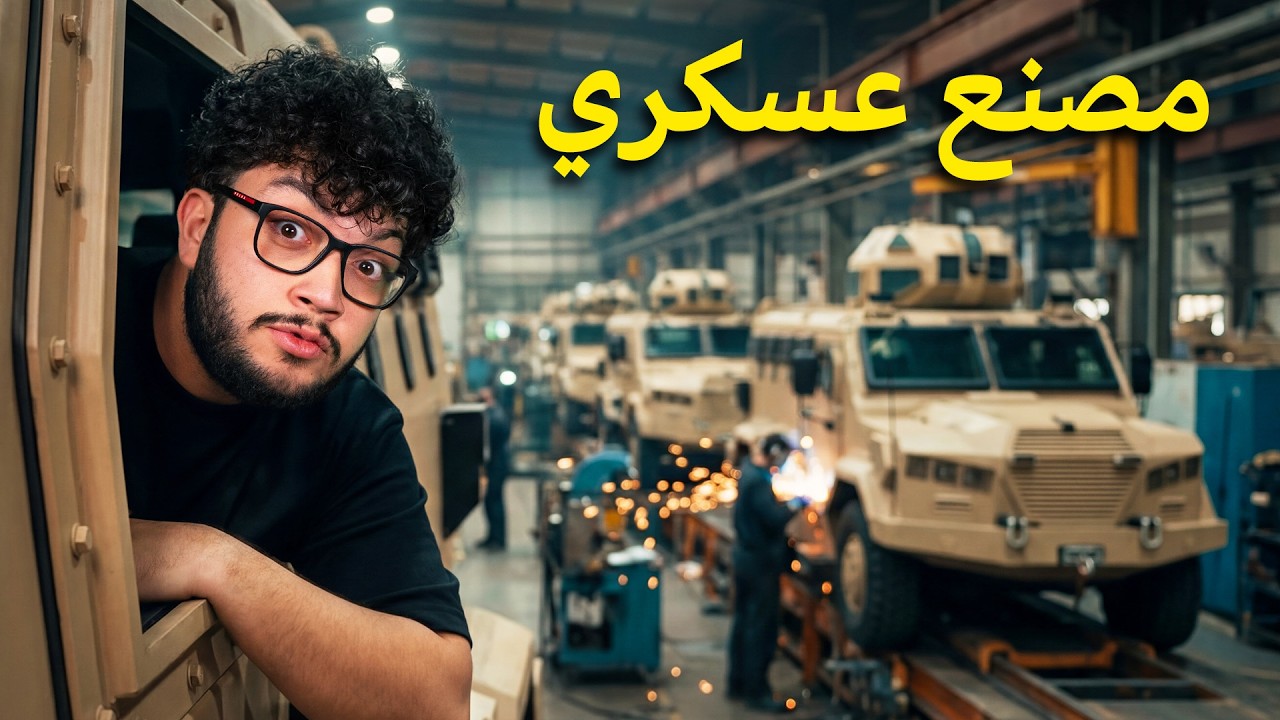 قضيت يوم في مصنع مركبات عسكرية