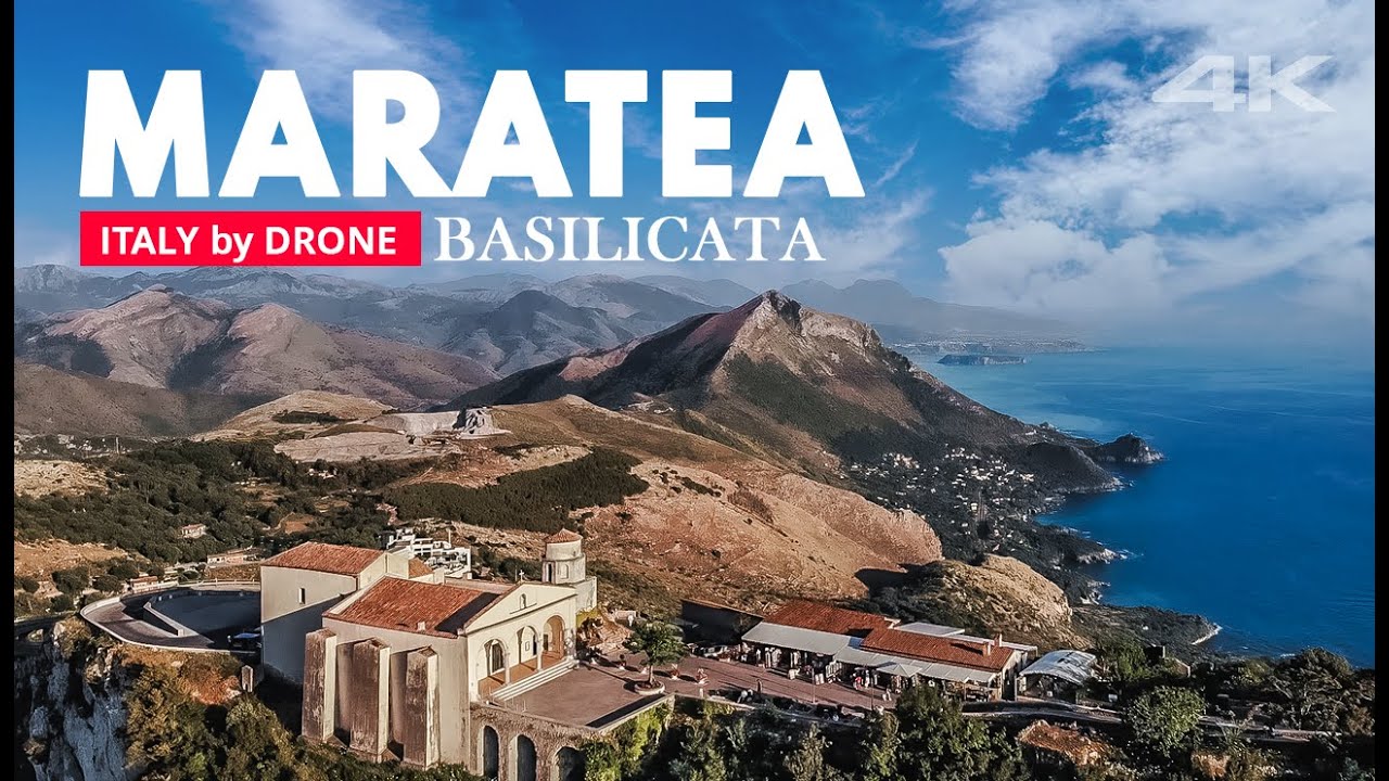 MARATEA, Monte San Biagio, Basilicata, Italy, Christ the Redeemer | 4K drone footage