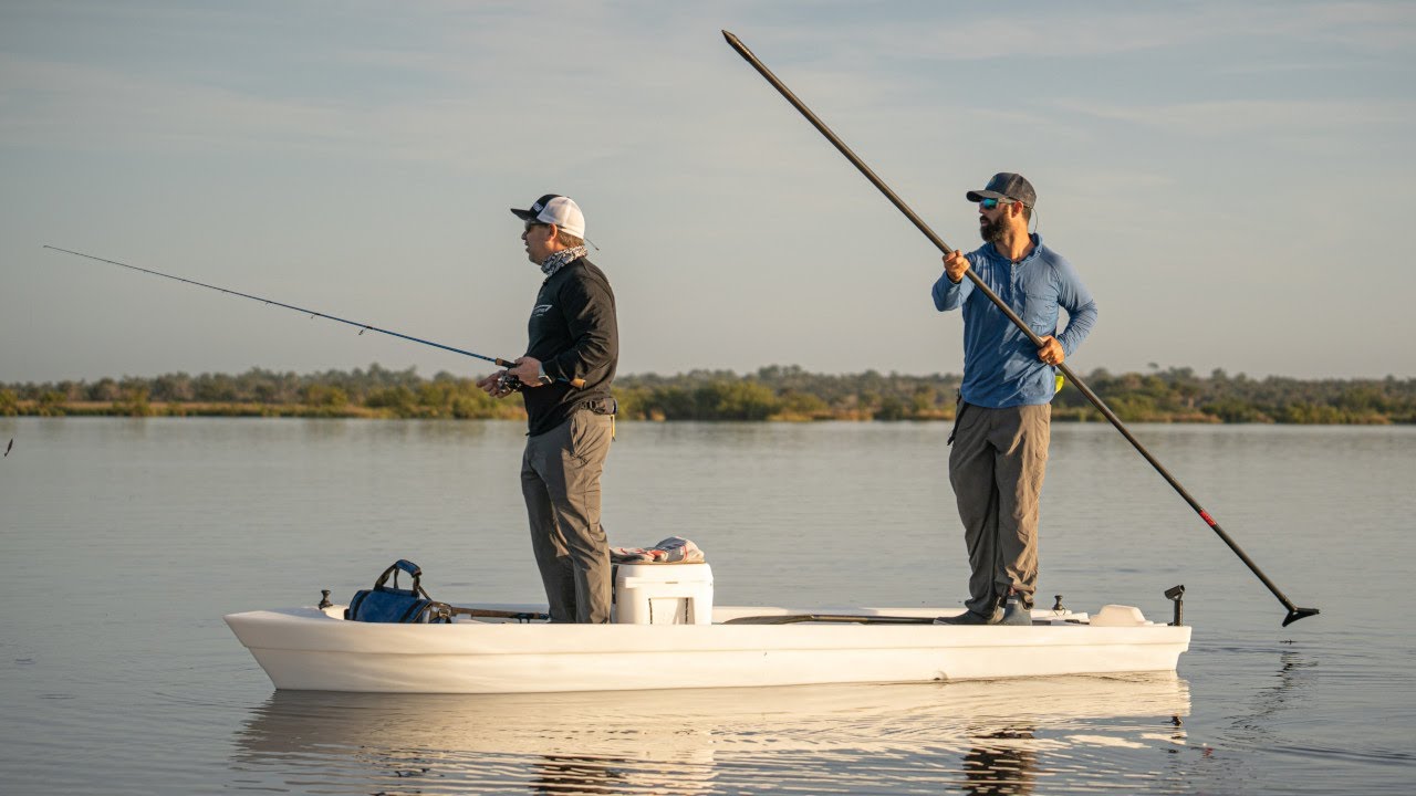 Inshore fishing on the Northern Indian River Lagoon in a Skanu