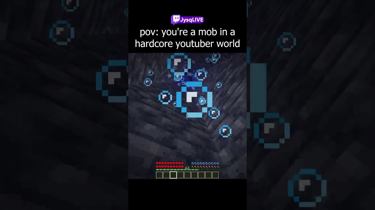 pov: you're a mob in a hardcore youtuber's world