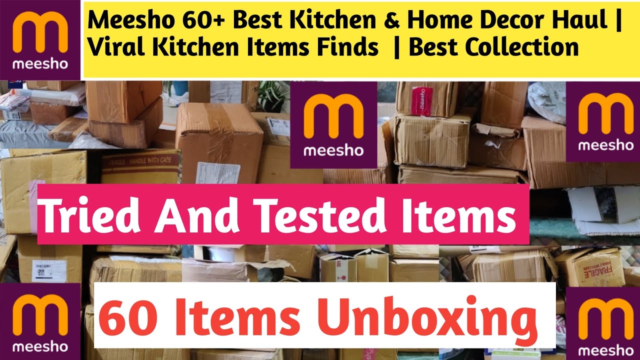 Meesho 60+ Best Kitchen & Home Decor Haul | Viral Kitchen Items Finds  | Best Collection #meesho 