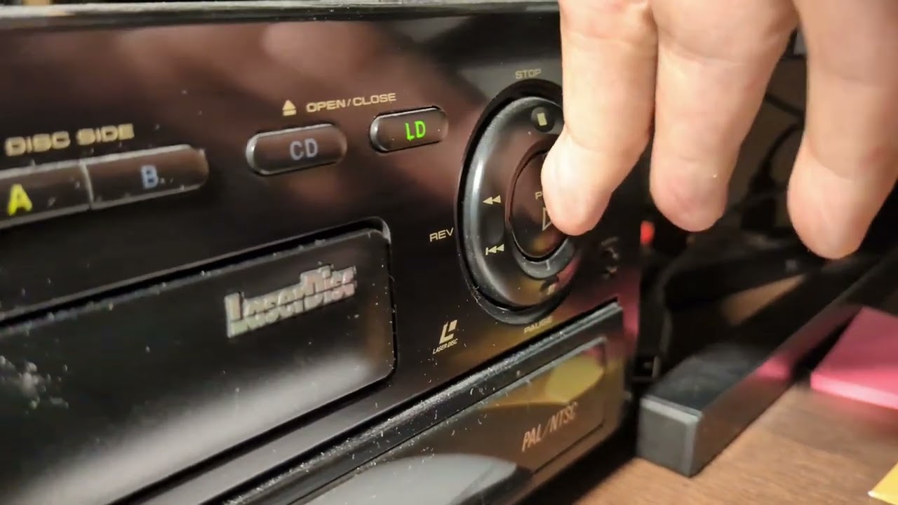 Laserdisc van A naar B kant
