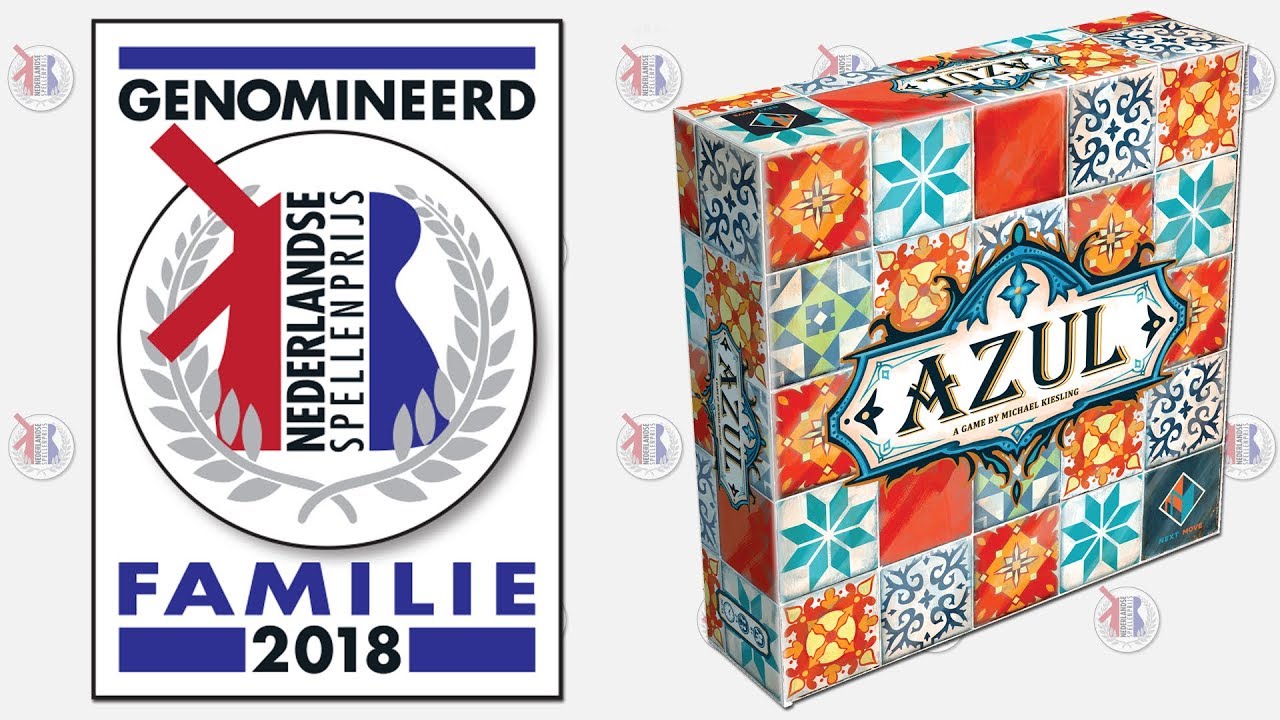 Nederlandse Spellenprijs Nominatie 2018 - Azul