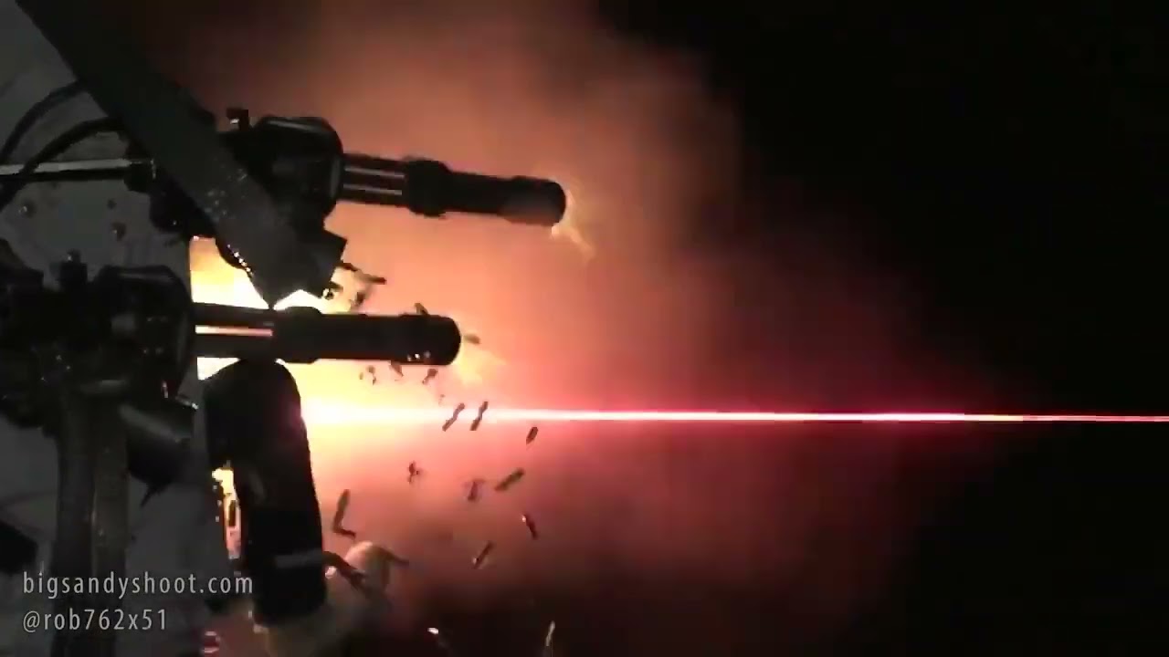 Murica : Quad M134 minigun. M134 has fire rate that varies between 2,000 to 6,000 rounds per minute