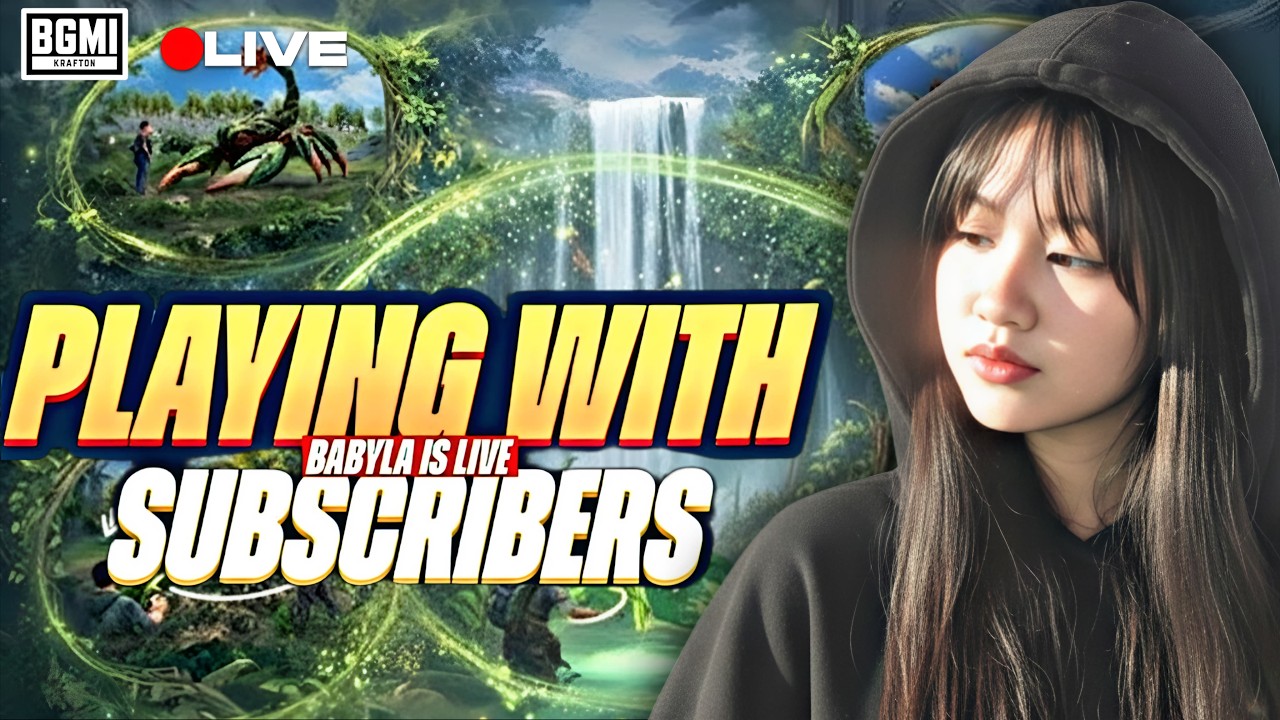 BGMI with SUBSCRIBERS ❤️GIRL GAMER FROM NORTHEAST 😇#northeast