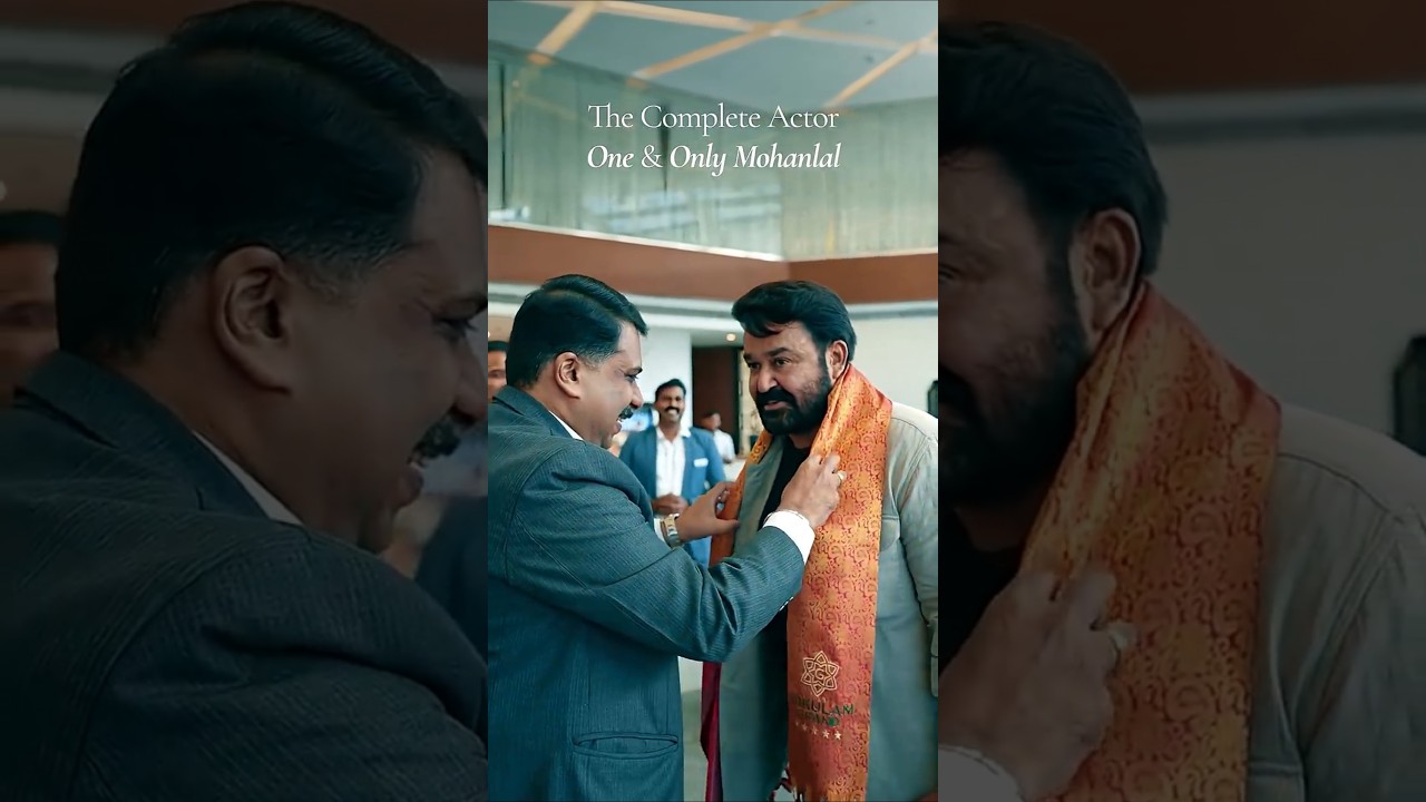 Mohanlal at Gokulam Grand Trivandrum #gokulamgrandtrivandrum #trivandrum #completeactor #mohanlal