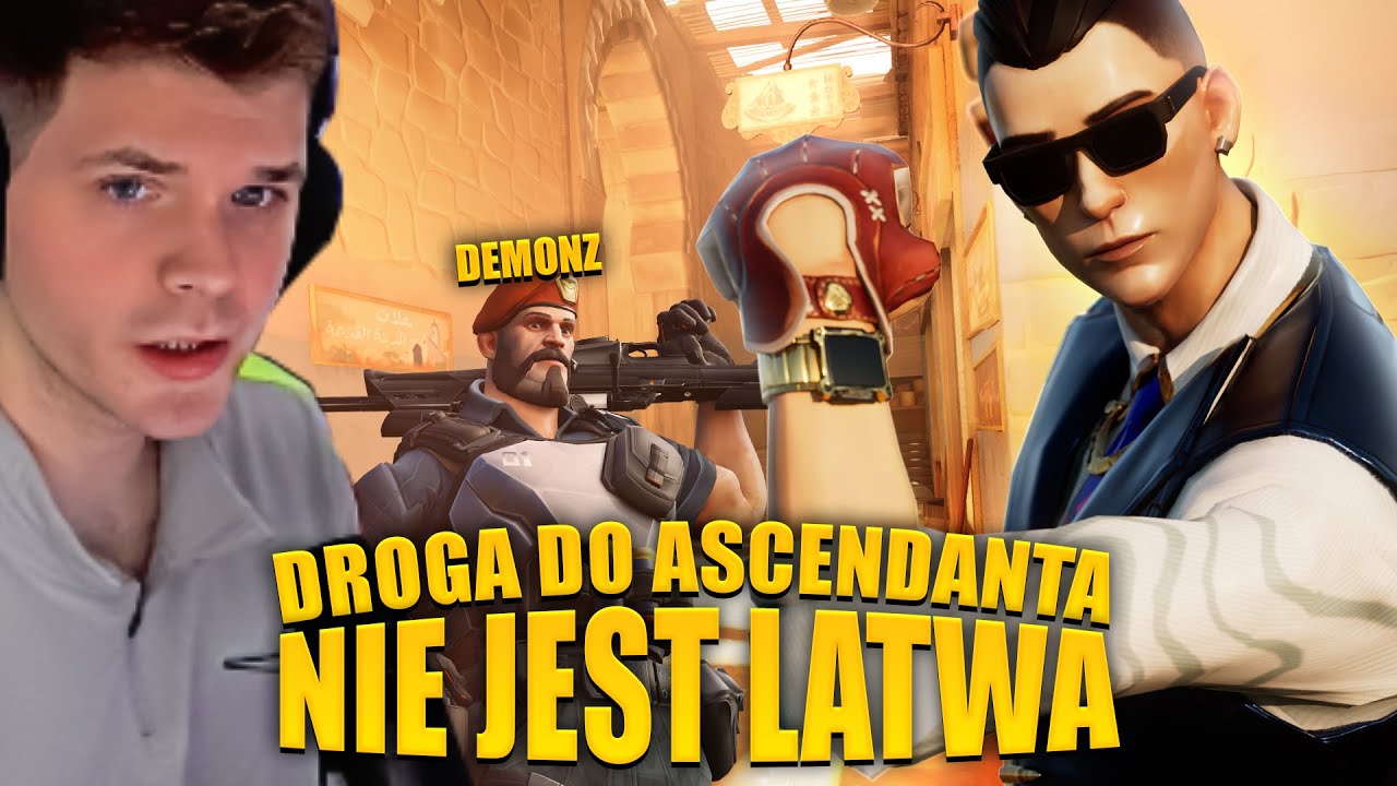 GUCIO I VALORANT I GIERKI Z DEMONZEM! ASCENDANT BLISKO? I NAJLEPSZE MOMENTY STRIMA #660