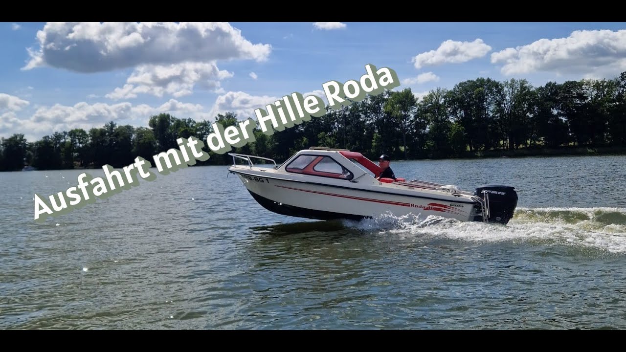 Ausfahrt mit der Hille Roda - Evinrude E Tec 50