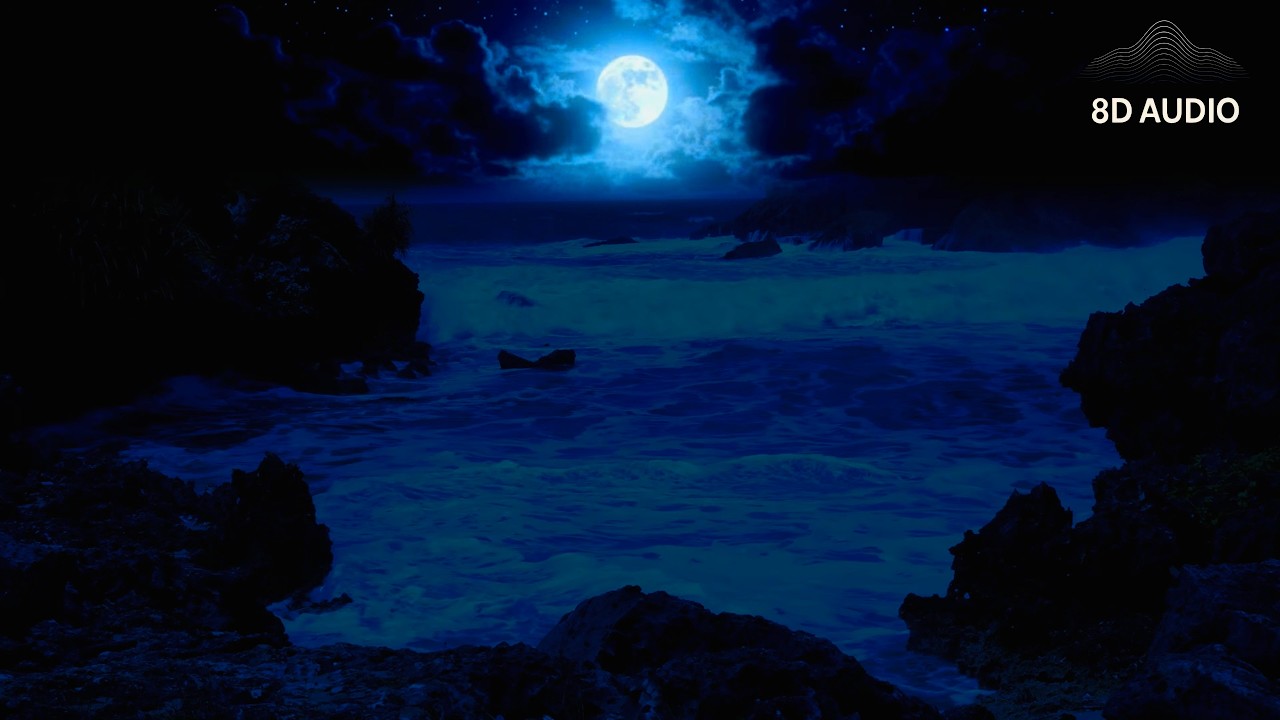 Rough Deep Ocean Sounds (11 Hours) 🌊 Heavy Storm Waves Hitting Rocks for Deep Sleep