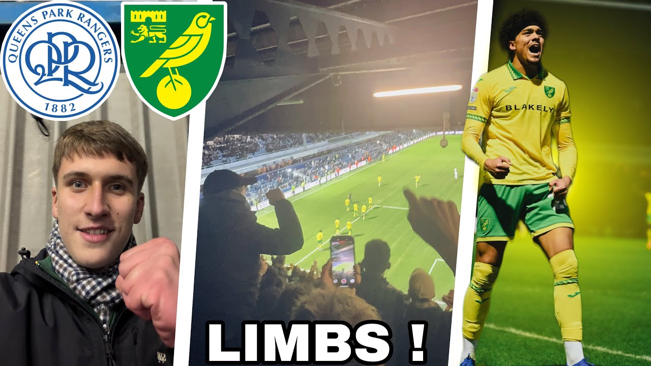 CRAZIEST AWAY END LIMBS as NORWICH SILENCE QPR on NEW YEARS DAY ! | QPR 1-2 Norwich City | Vlog