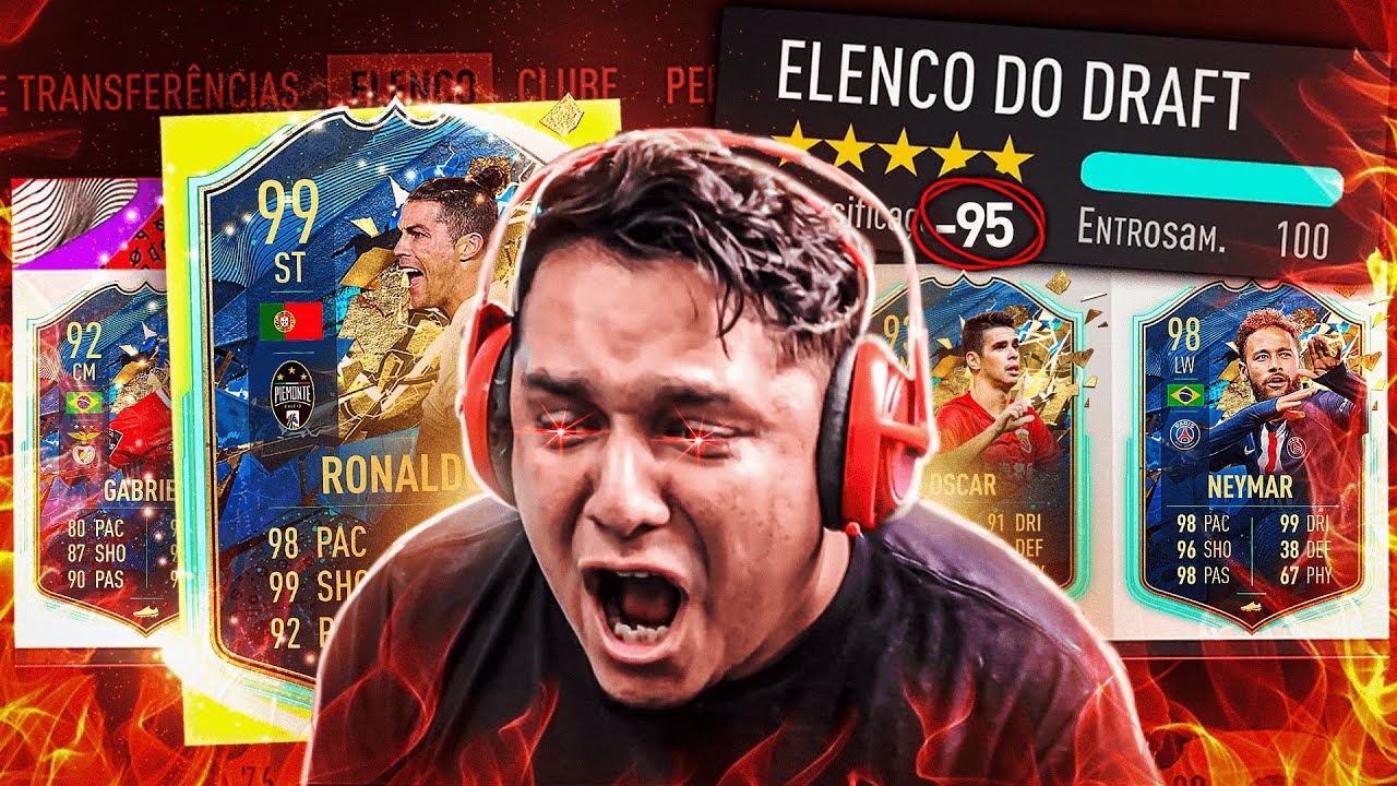 TOTS DRAFT MANIPULADO PELA EA!! *RAGE* FIFA 20 FUT DRAFT!!