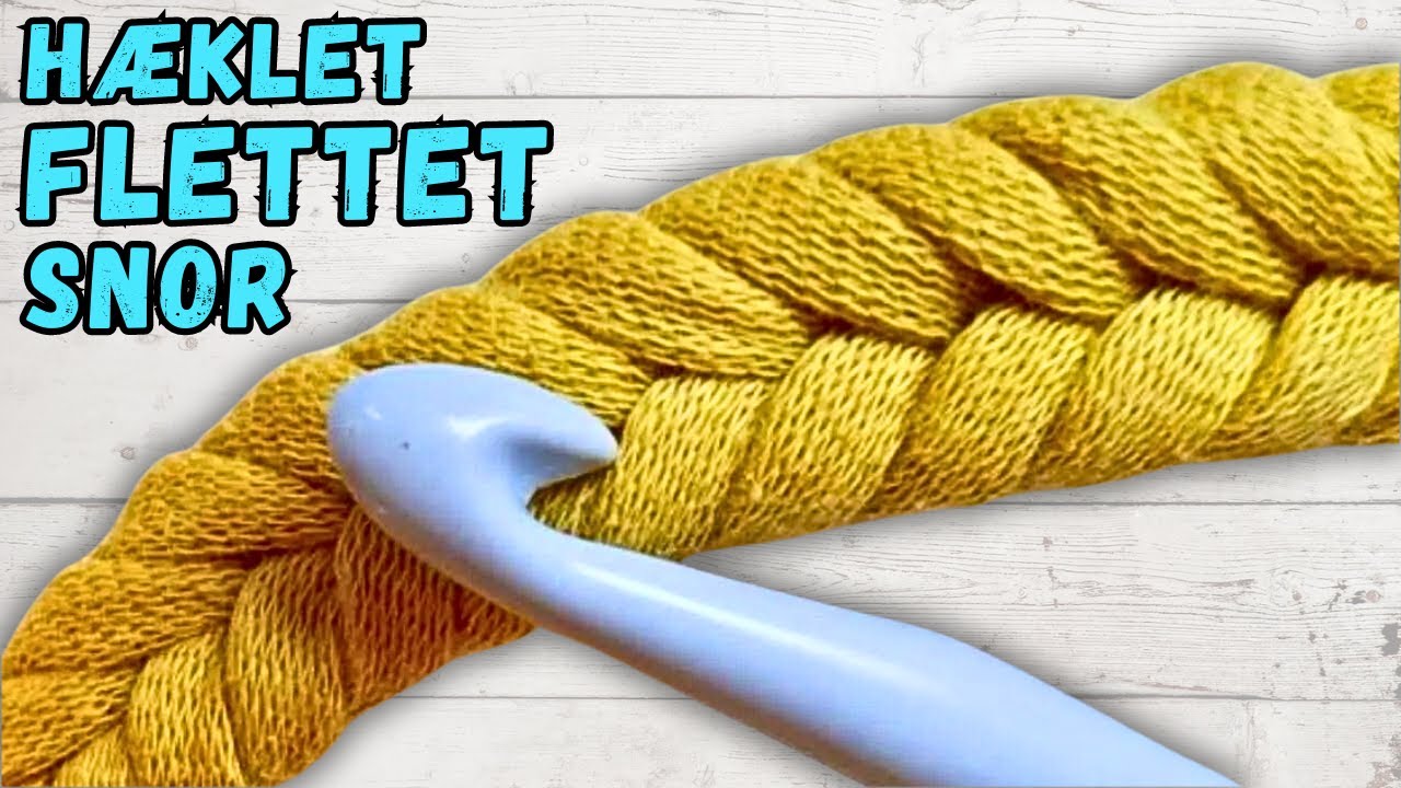 NEM Hæklet Flettet Snor