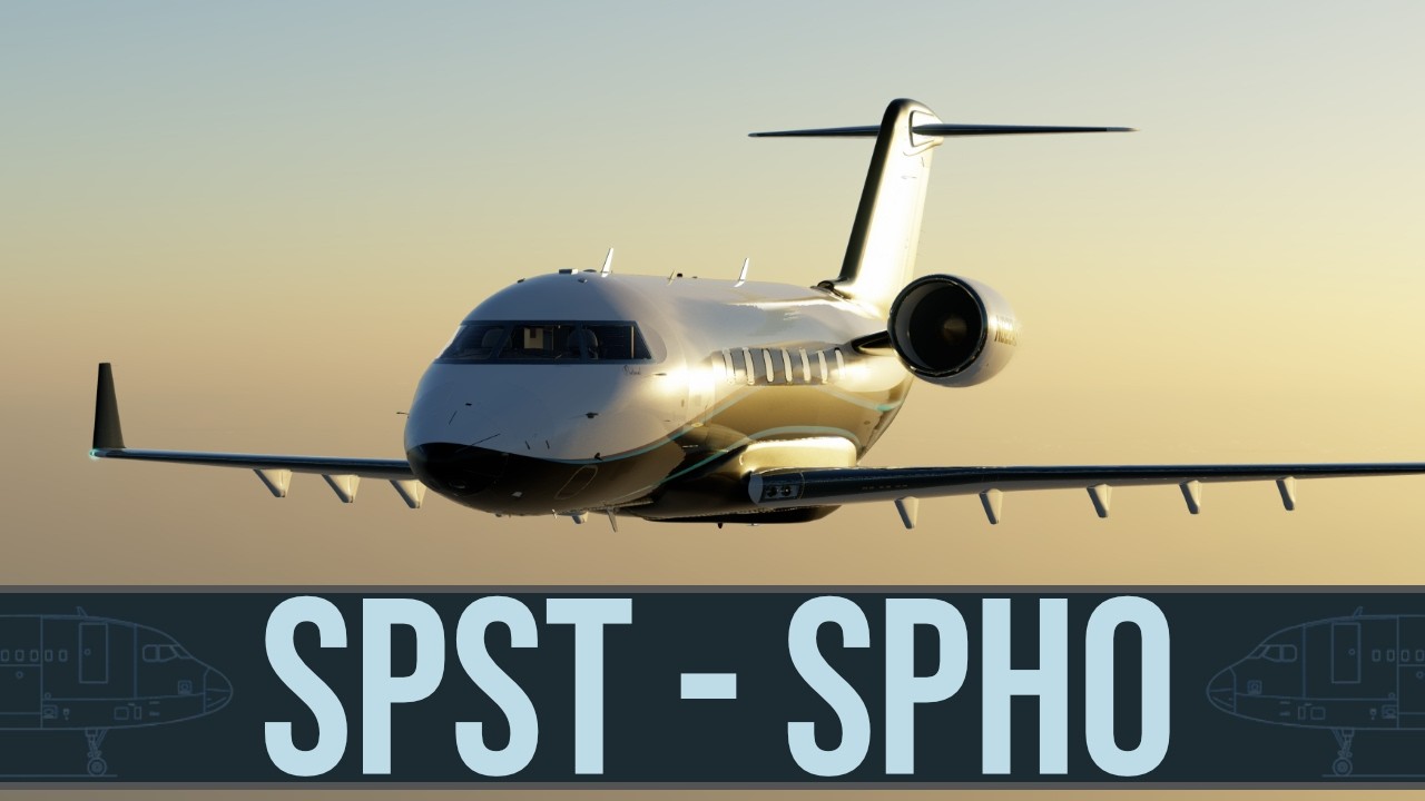 🔴 SPST to SPHO | Andes Mountains Continuation Flight | Challenger 650 on VATSIM
