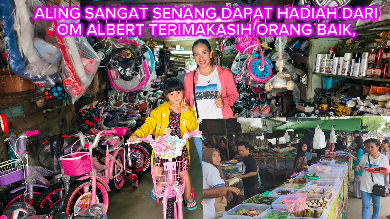 BIKIN KOLAK / PUNGAT DAN BAWAK ALING PERGI BELI SEPEDA PEMBERIAN DARI TEMAN ONLINE