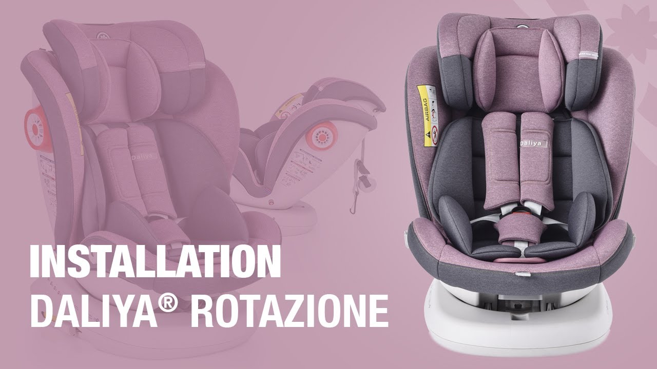 Daliya® Kindersitz ROTAZIONE 0-36 KG | Installation mit ISOFIX UND TOP TETHER | Gruppe 2/3 vorwärts