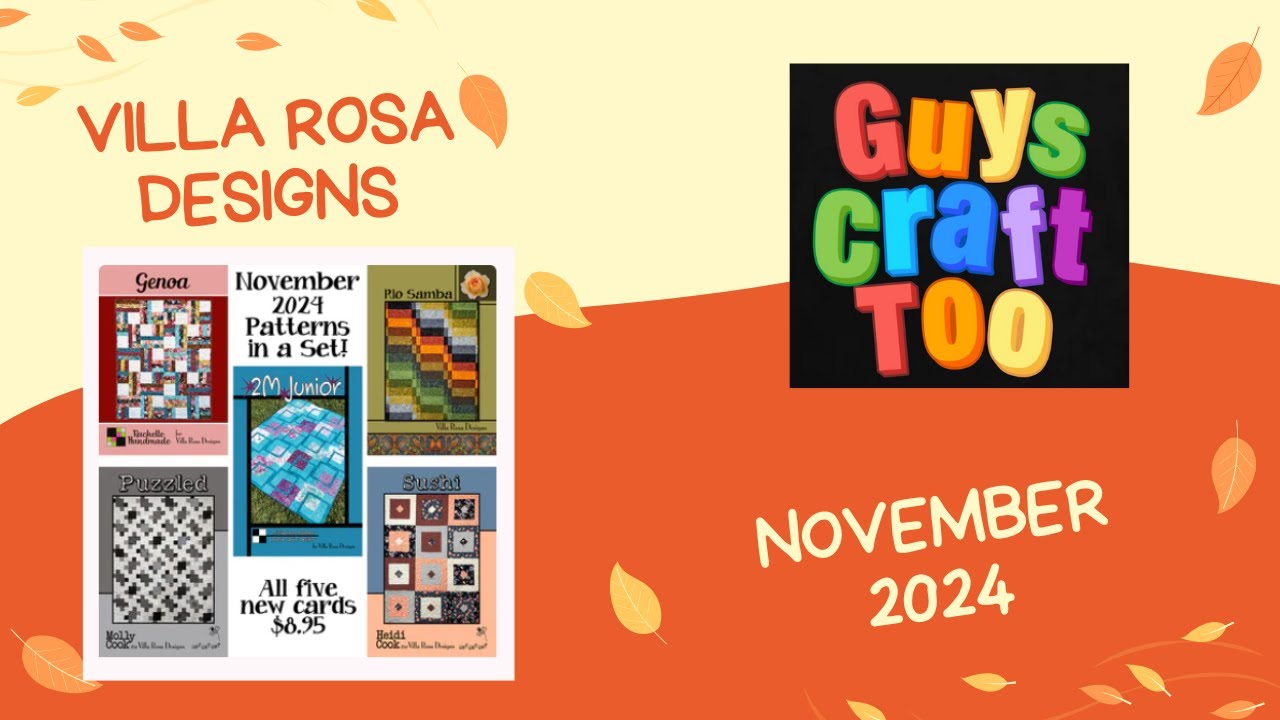Villa Rosa Designs of the Month   November 2024