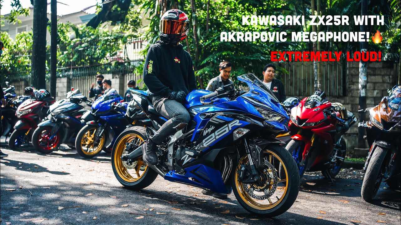 ZX25R WITH AKRAPOVIC MEGAPHONE! BERISIK PARAH!