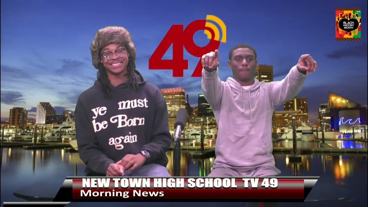 New Town High School TV Morning News Broadcast  Live Stream