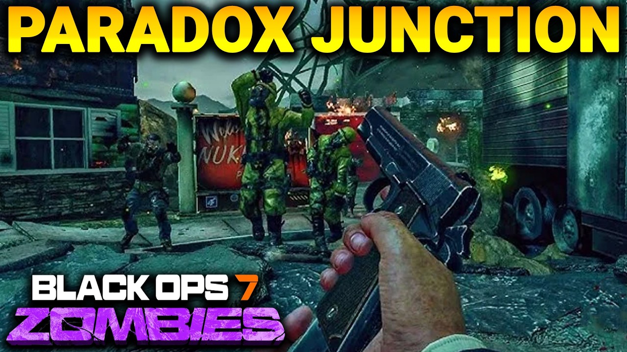 PARADOX JUNCTION EASTER EGG HUNT: Black Ops 7 Zombies NEW MAP Gameplay & Walkthrough!