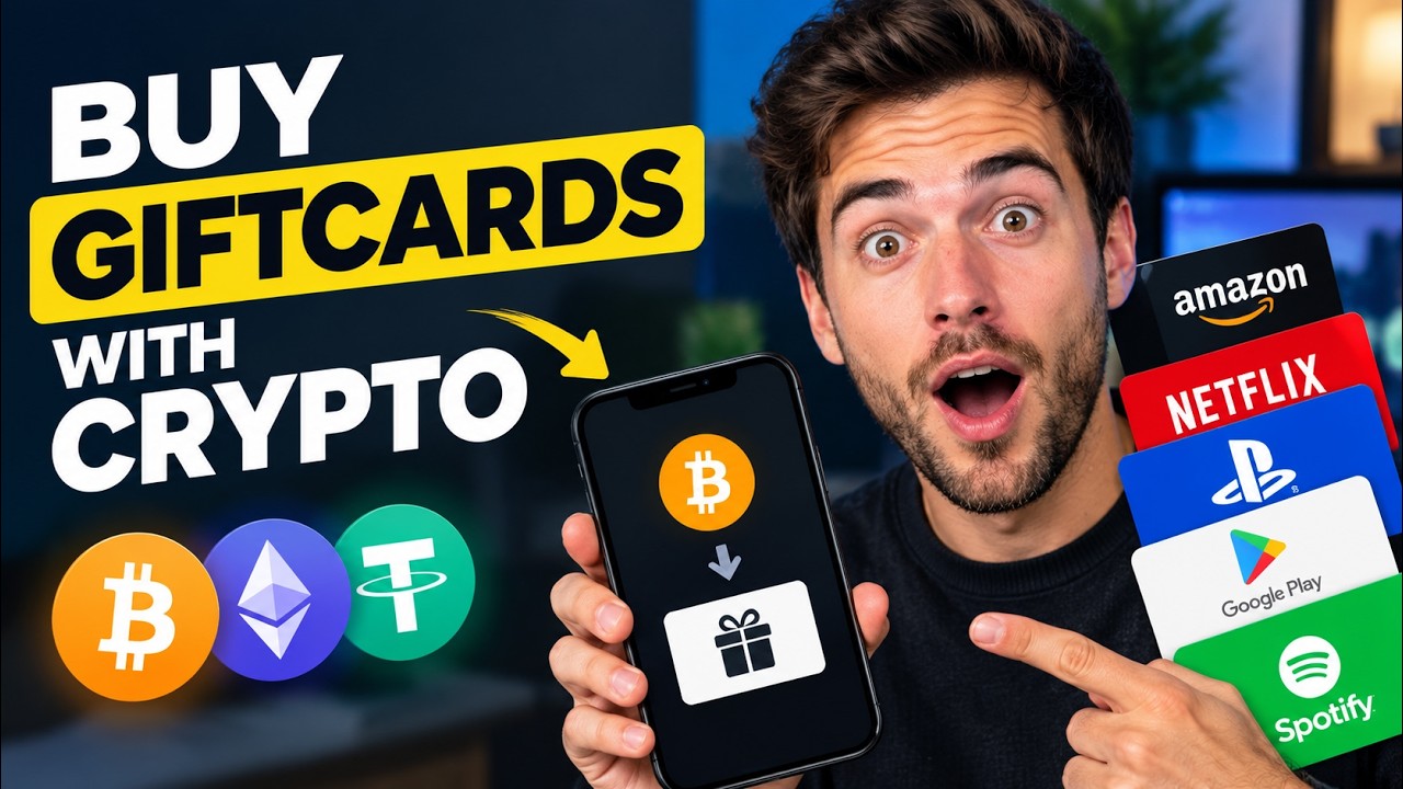 How to Buy Gift Cards With Crypto at a Discount (Netflix, Amazon & More)
