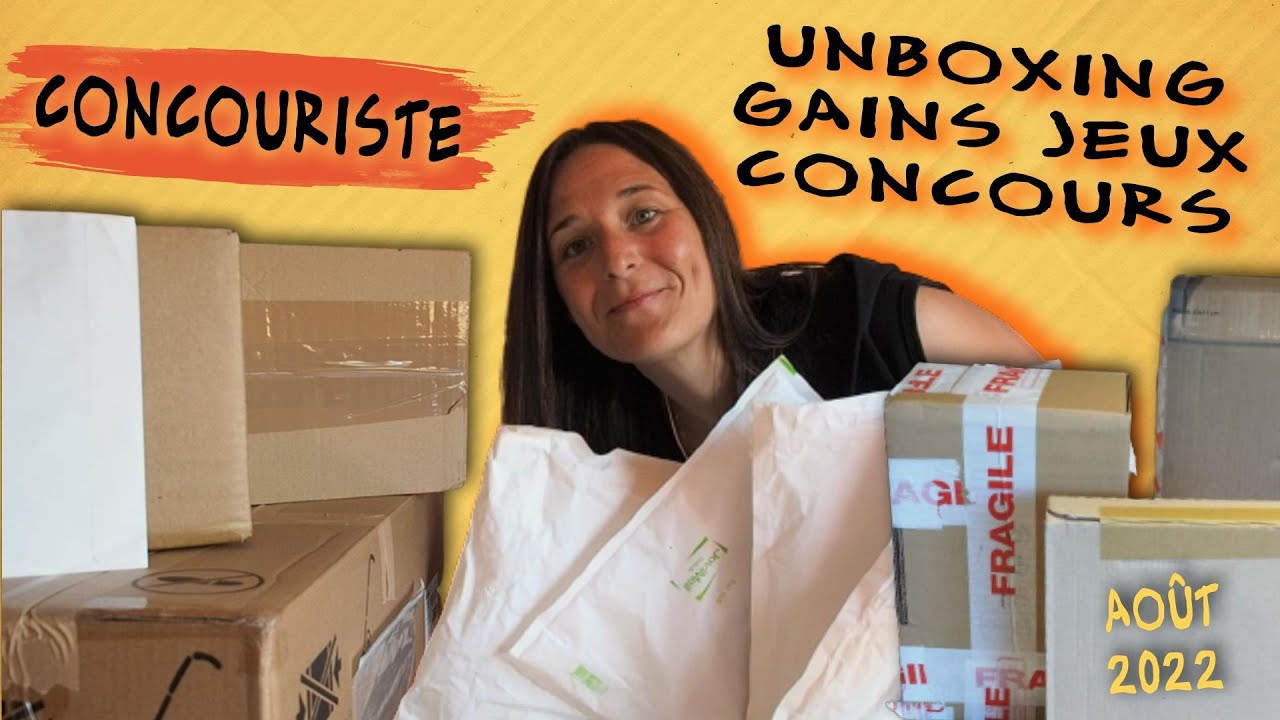 GAINS CONCOURS superbe unboxing de l'&eacute;t&eacute; ☀️​ #concouriste