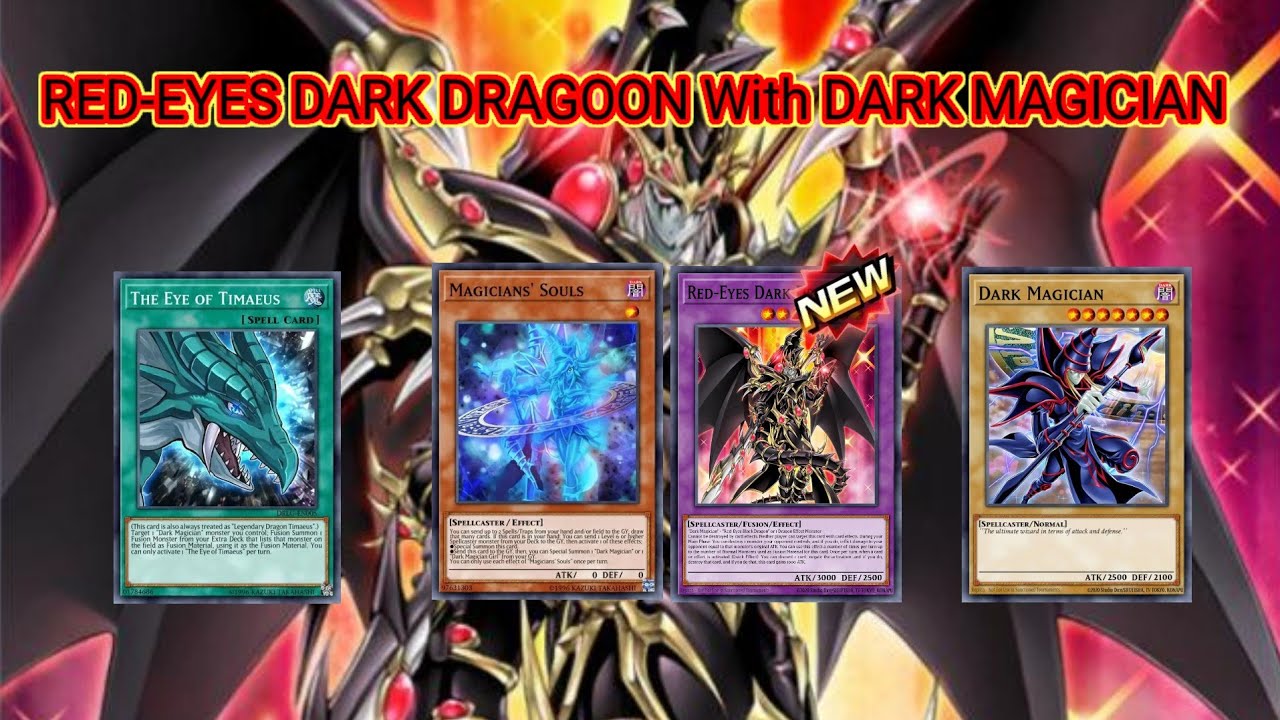 RED-EYES DARK DRAGOON With DARK MAGICIAN DECK [YU-GI-OH DUEL LINKS]