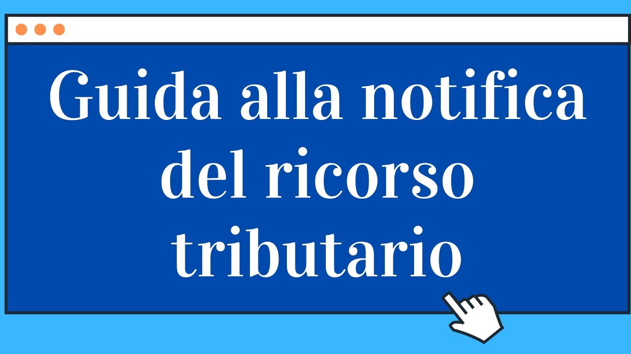 Guida alla notifica del Ricorso Tributario a mezzo PEC