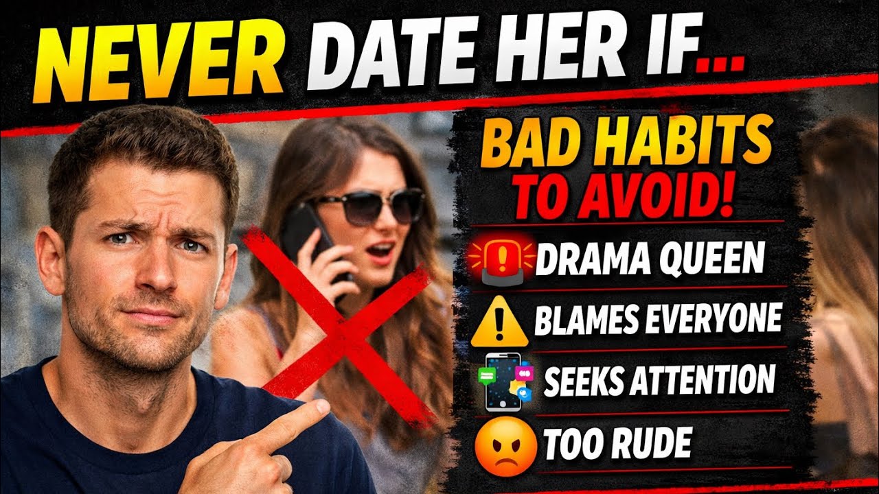 Don’t Choose Your Partner If She Has These Habits