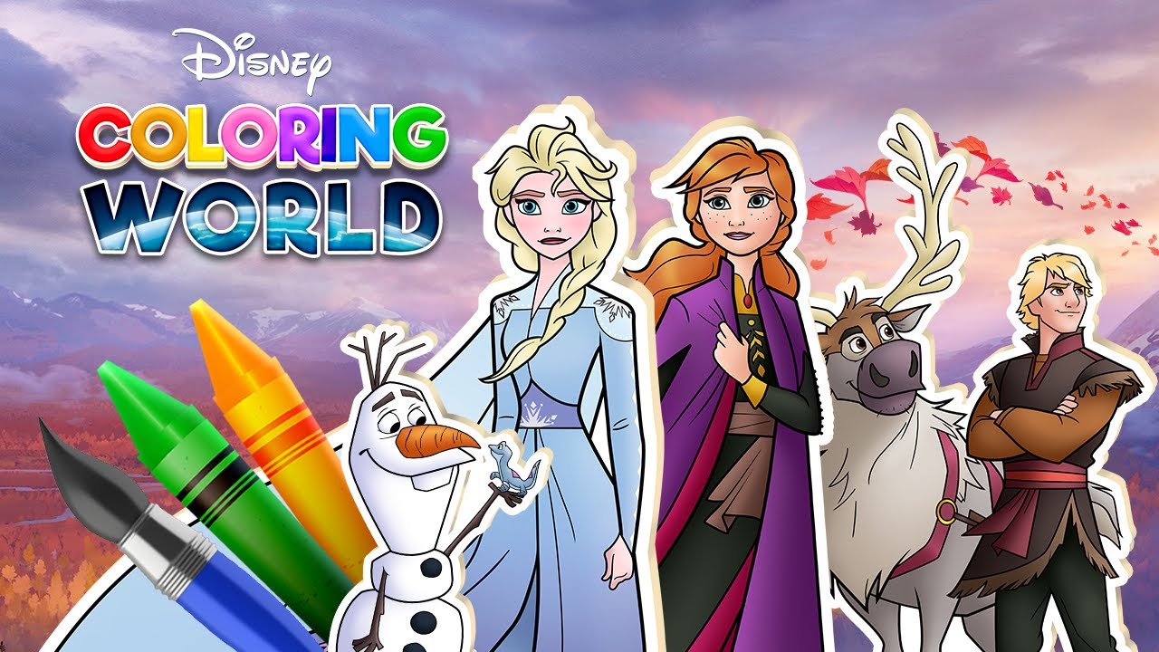 Disney Coloring World - Now Featuring Frozen 2