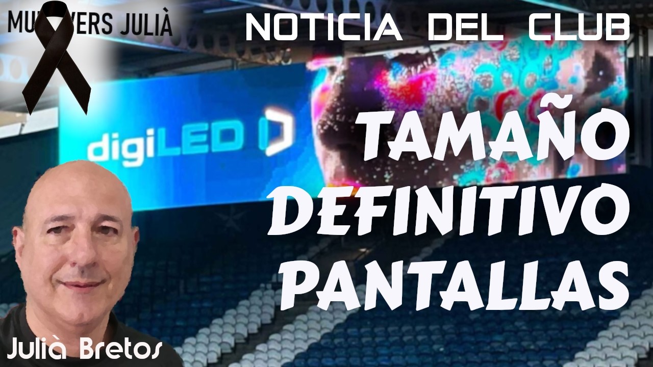 Tamaño definitivo de las pantallas