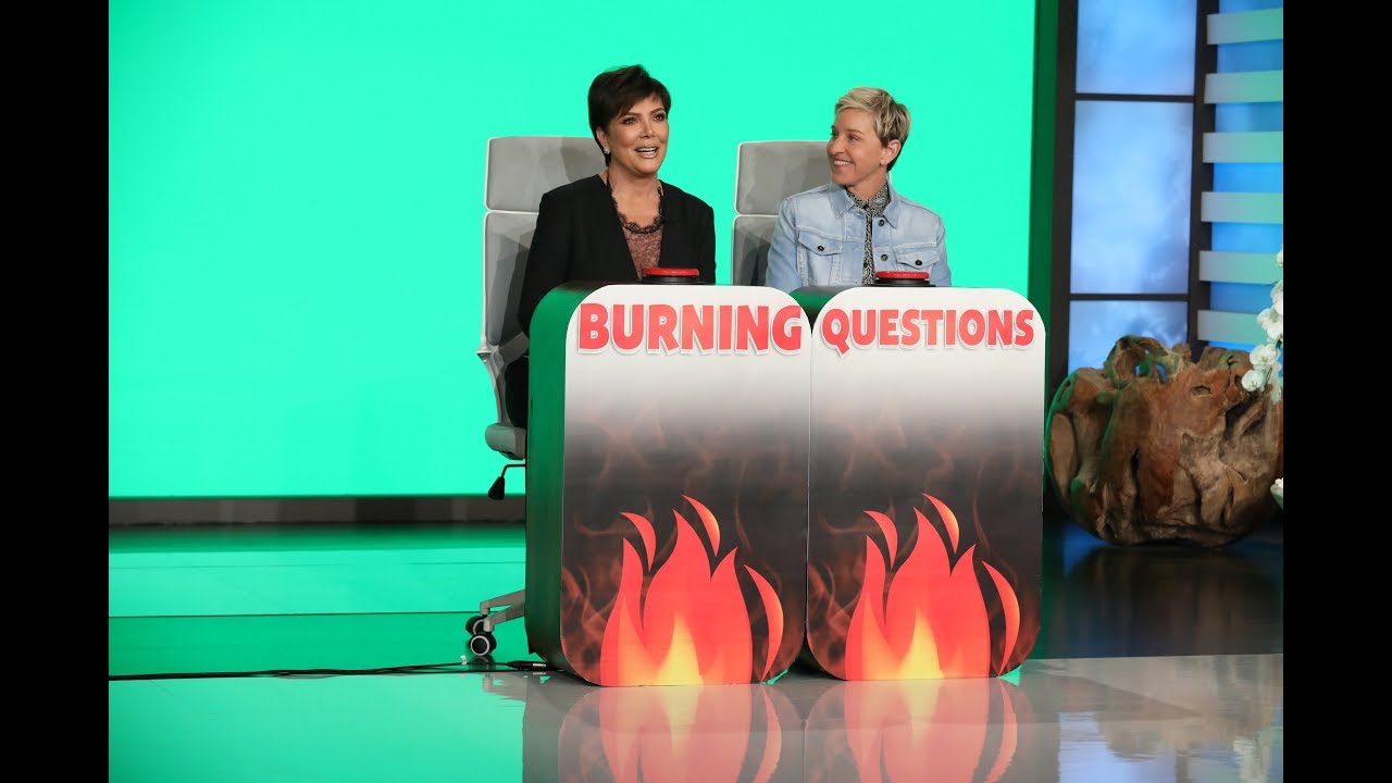 Kris Jenner Answers 'Ellen’s Burning Questions'