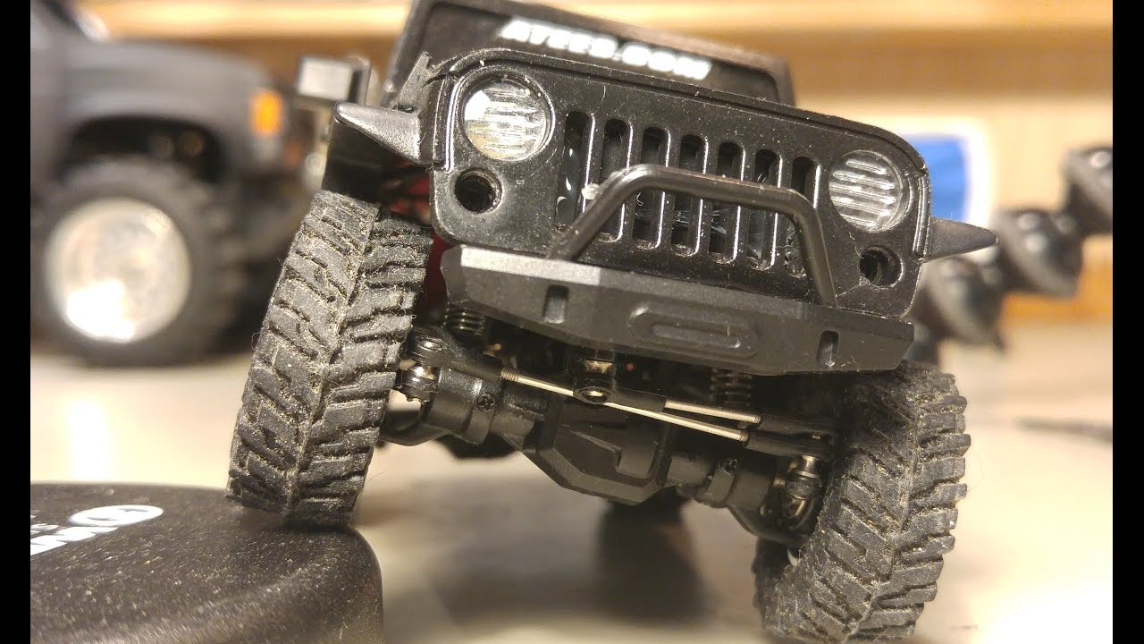 Orlandoo Jeep Servo Relocation for more suspension travel